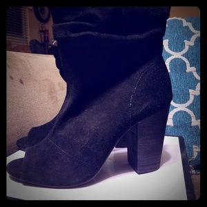 Nine west open toe booties
